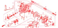 COUPLE CONIQUE pour Honda FOURTRAX 500 FOREMAN 4X4 RED de 2009