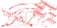 REPOSE PIED   PEDALE pour Honda FOURTRAX 500 FOREMAN 4X4 RED de 2009