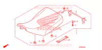 SELLE pour Honda FOURTRAX 500 FOREMAN 4X4 RED de 2009