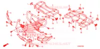 SUPPORT pour Honda FOURTRAX 500 FOREMAN 4X4 RED de 2009