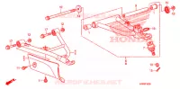 TRIANGLES AVANT pour Honda FOURTRAX 500 FOREMAN 4X4 RED de 2009