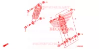 AMORTISSEUR AVANT pour Honda FOURTRAX 500 FOREMAN BASE de 2010
