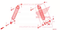 AMORTISSEUR AVANT pour Honda FOURTRAX 520  RUBICON GPS EPS de 2010