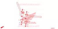 GUIDON pour Honda FOURTRAX 500 RUBICON GPS EPS de 2011