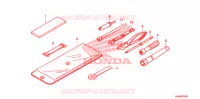 OUTIL pour Honda FOURTRAX 500 RUBICON GPS EPS de 2011