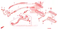 PEDALE   REPOSE PIED pour Honda FOURTRAX 500 RUBICON GPS EPS de 2011