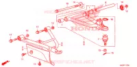 TRIANGLES AVANT pour Honda FOURTRAX 500 RUBICON GPS EPS de 2011