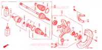 ARBRE DE ROUE  pour Honda FOURTRAX 500 FOREMAN 4X4 Electric Shift, PS, CAMO de 2008