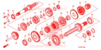 BOITE DE VITESSES pour Honda FOURTRAX 500 FOREMAN 4X4 Electric Shift, Power Steering de 2010
