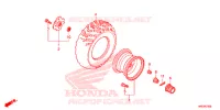 ROUE ARRIERE pour Honda FOURTRAX 500 FOREMAN 4X4 Electric Shift, Power Steering de 2012