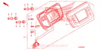 COMPTEUR pour Honda FOURTRAX 500 FOREMAN 4X4 Power Steering, CAMO de 2010