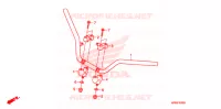 GUIDON pour Honda FOURTRAX 500 FOREMAN 4X4 Power Steering de 2011