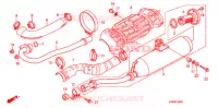 SILENCIEUX D'ECHAPPEMENT pour Honda FOURTRAX 500 FOREMAN 4X4 Power Steering de 2011