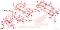 SUPPORT pour Honda FOURTRAX 500 FOREMAN 4X4 Power Steering de 2013