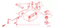 BATTERIE pour Honda VFR 1200 DCT de 2012