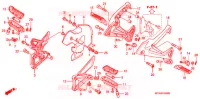 REPOSE PIED pour Honda VFR 800 de 2004