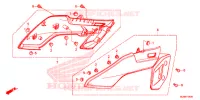 COUVERCLES LATERAUX pour Honda VFR 800 INTERCEPTOR de 2014