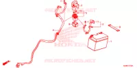 BATTERIE pour Honda VFR 800 INTERCEPTOR de 2016