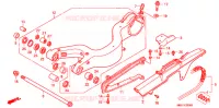 BRAS OSCILLANT pour Honda VFR 800 With speed warning light de 2000