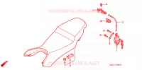 SELLE pour Honda VFR 800 With speed warning light de 2000