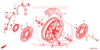 ROUE AVANT pour Honda CROSSRUNNER 800 de 2016
