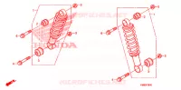AMORTISSEUR AVANT pour Honda TRX 250 FOURTRAX RECON Electric Shift de 2010
