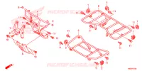 SUPPORT pour Honda TRX 250 FOURTRAX RECON Standard de 2017