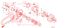 EMBRAYAGE pour Honda SCR 110 de 2016