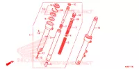FOURCHE pour Honda SCR 110 de 2016