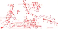 GUIDON   TE DE FOURCHE pour Honda CB 900 F 919 de 2003