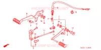 PEDALE pour Honda CB 900 F 919 de 2003