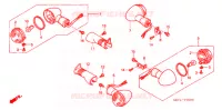 CLIGNOTANT pour Honda 50 METROPOLITAN de 2004