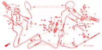 LEVIER DE GUIDON   CABLE   COMMODO pour Honda 50 METROPOLITAN de 2004