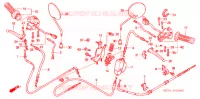 LEVIER DE GUIDON   CABLE   COMMODO pour Honda 50 METROPOLITAN 2 SPECIAL de 2004