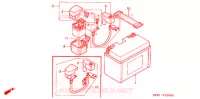 BATTERIE pour Honda REFLEX 250 ABS de 2001