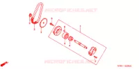 POMPE A HUILE pour Honda REFLEX 250 ABS de 2001