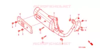 SILENCIEUX D'ECHAPPEMENT pour Honda SA 50 ELITE SR de 2001