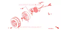 ALTERNATEUR pour Honda SA 50 ELITE S de 2001