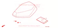 SELLE pour Honda SA 50 ELITE S de 2001