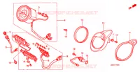 COMPTEUR pour Honda VT 1100 SHADOW C3 de 2000
