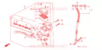 MAITRE CYLINDRE DE FREIN AVANT pour Honda VT 1100 SHADOW de 1987