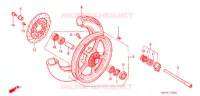 ROUE AVANT pour Honda VT 1100 SHADOW SPIRIT de 2000