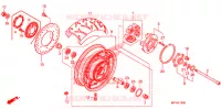 ROUE ARRIERE pour Honda VT 1300 STATELINE de 2010