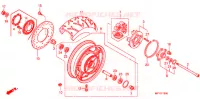 ROUE ARRIERE pour Honda VT 1300 STATELINE de 2010