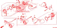 CLIGNOTANT pour Honda VT 1300 STATELINE ABS RED de 2010