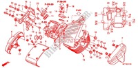 COUVRE CULASSE AVANT pour Honda VT 1300 STATELINE ABS RED de 2010