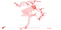 VALVE DE COMMANDE D'INJECTION D'AIR pour Honda VT 1300 STATELINE ABS RED de 2010