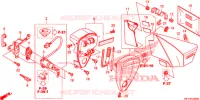 COUVERCLE LATERAL   OUTILS   CONTACTEUR A CLES pour Honda VT 1300 STATELINE ABS de 2011