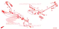 PEDALE (VT1300CR/CRA,VT1300CS/CSA) pour Honda VT 1300 STATELINE ABS SILVER de 2012