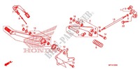 PEDALE (VT1300CR/CRA,VT1300CS/CSA) pour Honda VT 1300 STATELINE de 2011